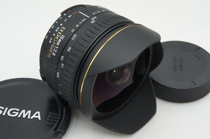 良品 SIGMA シグマ 15mm F2.8 EX DG DIAGONAL FISHEYE Nikon ニコン Fマウント フルサイズ 単焦点レンズ 260205p