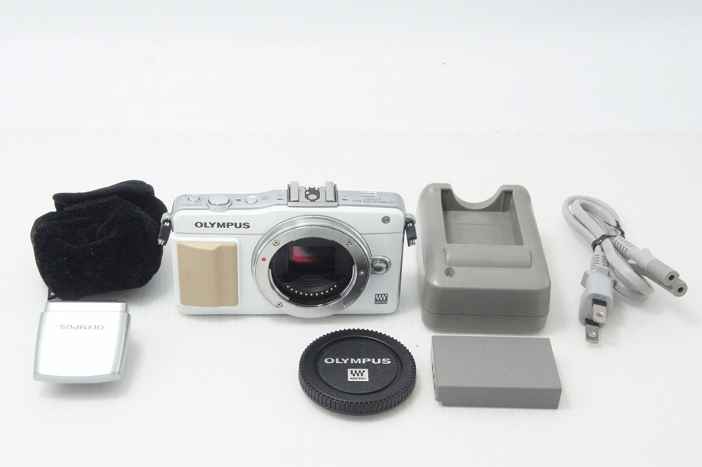 OLYMPUS オリンパス PEN Mini E-PM2 ボディ ミラーレス一眼カメラ ホワイト 260821u