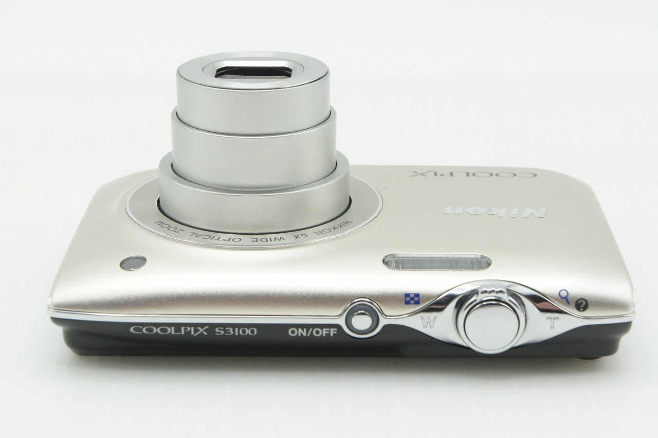 美品 Nikon ニコン COOLPIX S3100 コンパクトデジタルカメラ シルバー 260205f