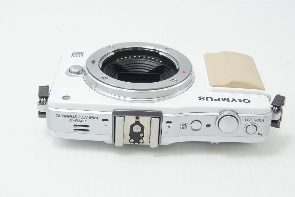 OLYMPUS オリンパス PEN Mini E-PM2 ボディ ミラーレス一眼カメラ ホワイト 260821u