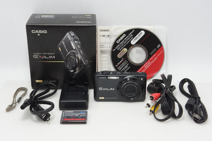 美品 CASIO カシオ EXILIM EX-ZR10 コンパクトデジタルカメラ ブラック 元箱付 260513z