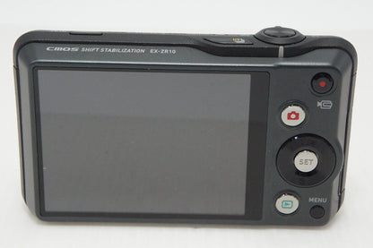 美品 CASIO カシオ EXILIM EX-ZR10 コンパクトデジタルカメラ ブラック 元箱付 260513z