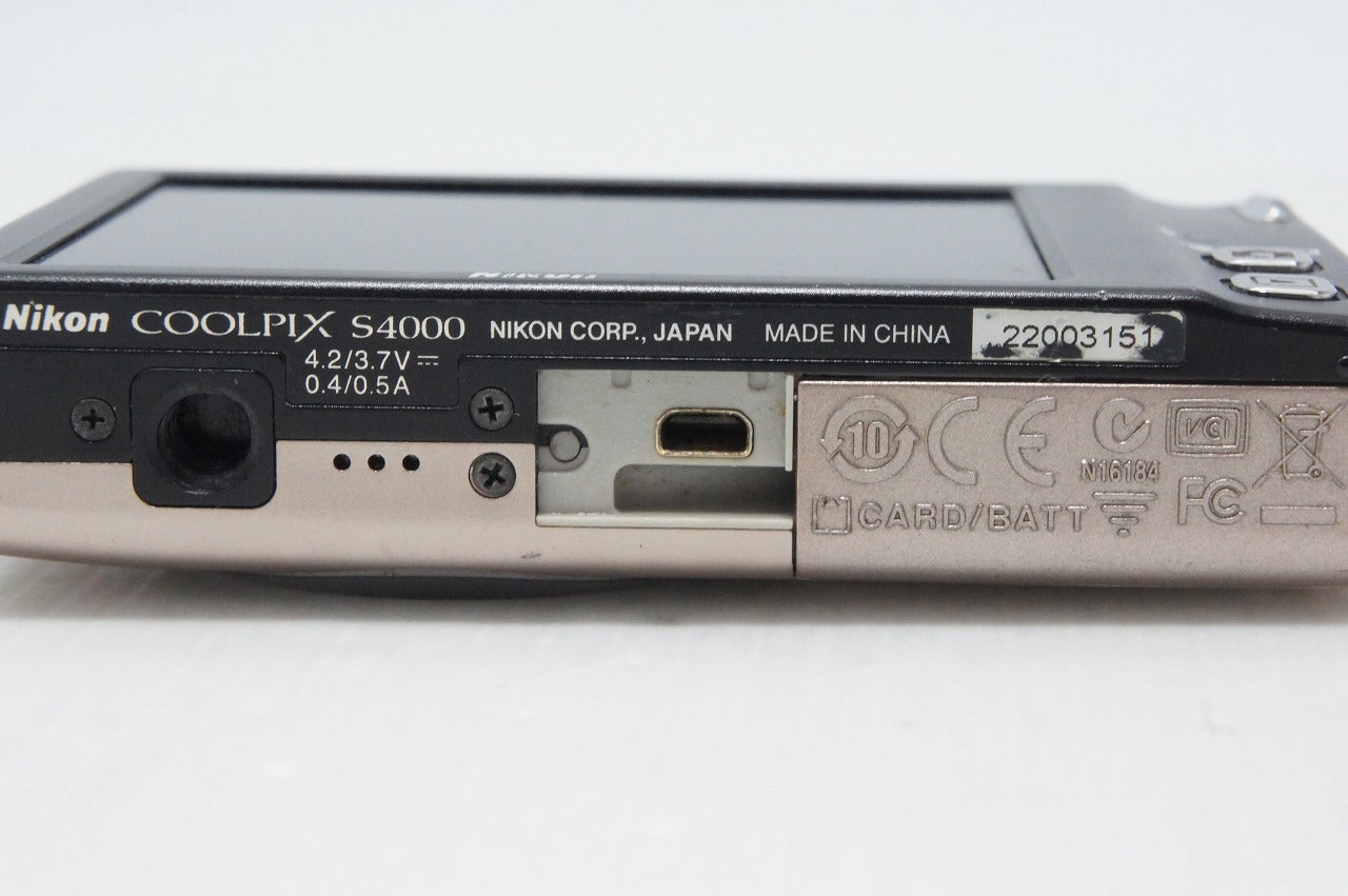 Nikon ニコン COOLPIX S4000 コンパクトデジタルカメラ ブライト