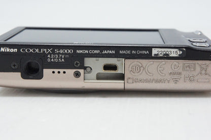 Nikon ニコン COOLPIX S4000 コンパクトデジタルカメラ ブライトブロンズ 260423a