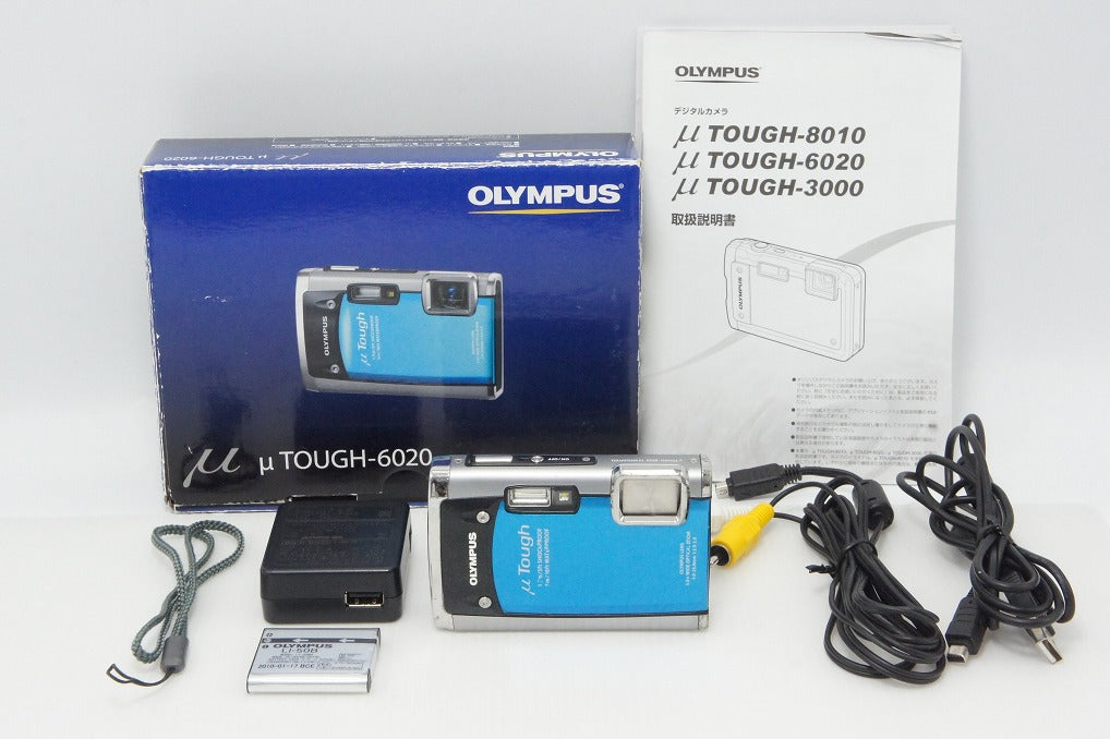 OLYMPUS オリンパス μ TOUGH-6020 コンパクトデジタルカメラ ブルー 元