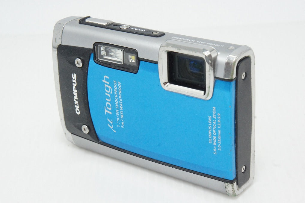 OLYMPUS オリンパス μ TOUGH-6020 コンパクトデジタルカメラ ブルー 元