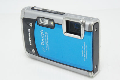 OLYMPUS Olympus μ TOUGH-6020 Compact Digital Camera Blue With Original Box 260508f