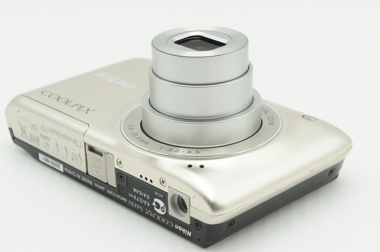 美品 Nikon ニコン COOLPIX S4150 コンパクトデジタルカメラ シルバー 260205d