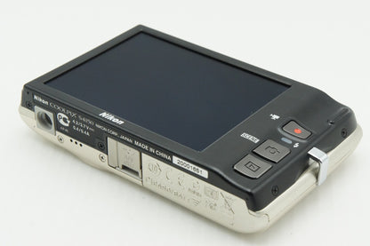 美品 Nikon ニコン COOLPIX S4150 コンパクトデジタルカメラ シルバー 260205d