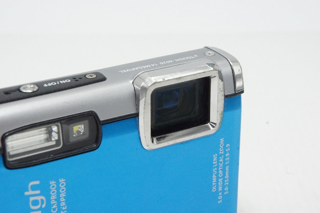 OLYMPUS Olympus μ TOUGH-6020 Compact Digital Camera Blue With Original Box 260508f