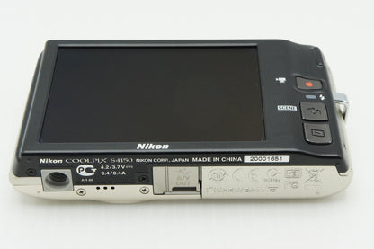 美品 Nikon ニコン COOLPIX S4150 コンパクトデジタルカメラ シルバー 260205d