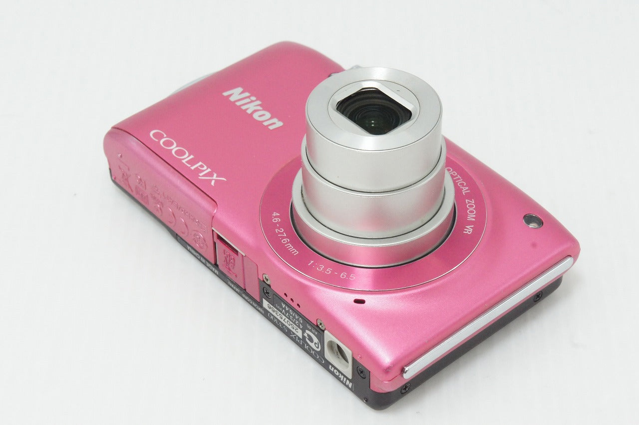 【美品】 ニコン Nikon COOLPIX S3300 ピンク 動作良好 Nikon デジタルカメラ COOLPIX S3300