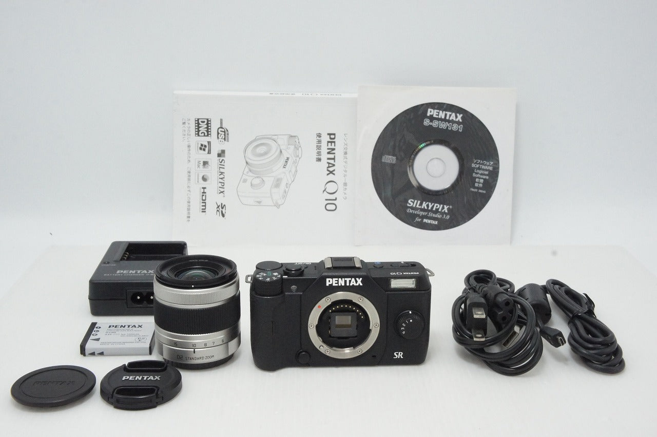 良品 PENTAX ペンタックス Q10 ズームレンズキット [標準ズーム 02 STANDARD ZOOM] ミラーレス一眼カメラ 260513ah