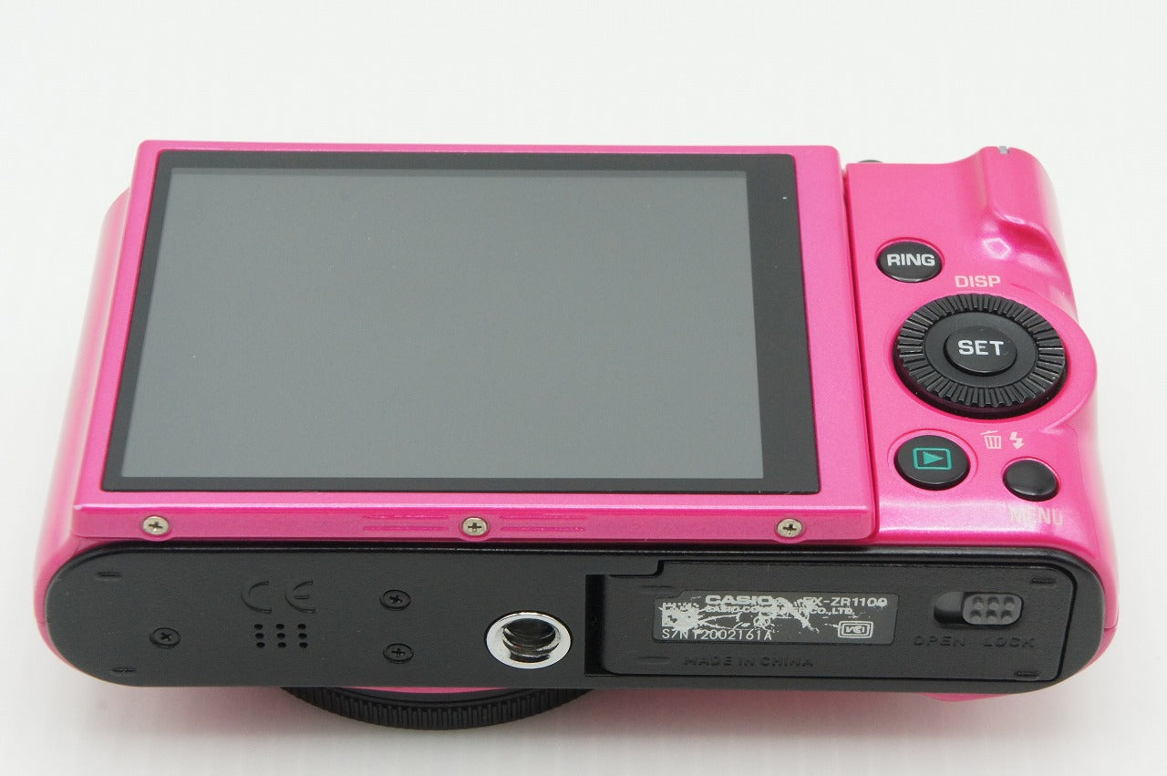 良品 CASIO カシオ HIGH SPEED EXILIM EX-ZR1100 コンパクトデジタルカメラ ピンク 260203f