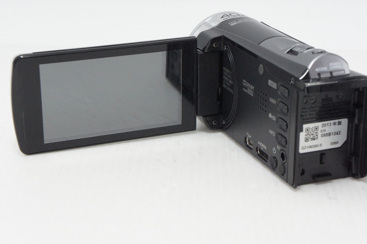 良品 JVC ケンウッド Everio GZ-HM390 デジタルビデオカメラ ブラック 260514m