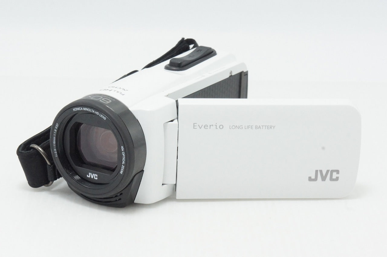 美品 JVC ケンウッド GZ-F270 デジタルビデオカメラ ホワイト 260513o