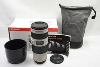 美品 Canon キヤノン EF 70-200mm F4L IS USM ズームレンズ 元箱付 240830f