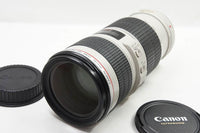 美品 Canon キヤノン EF 70-200mm F4L IS USM ズームレンズ 元箱付 240830f