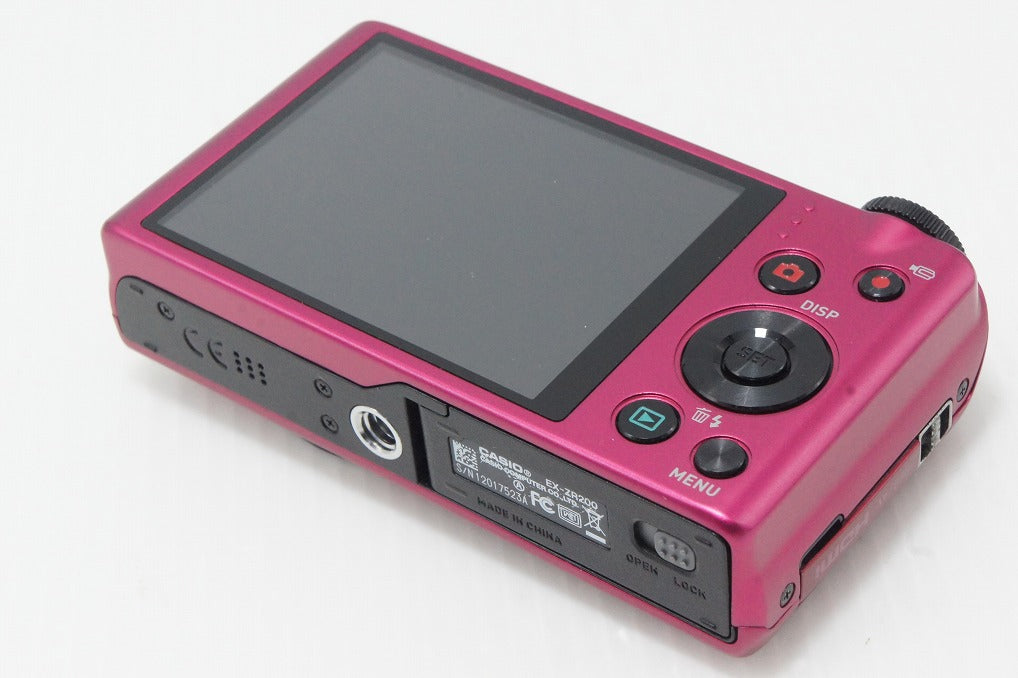 CASIO HIGH SPEED EXILIM EX-ZR200 Compact Digital Camera Red 260508al