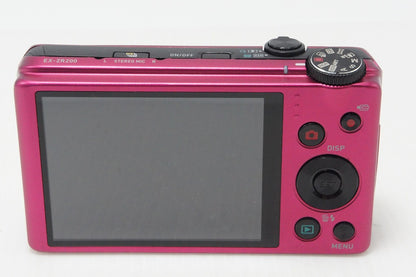 CASIO HIGH SPEED EXILIM EX-ZR200 Compact Digital Camera Red 260508al