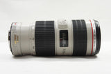 美品 Canon キヤノン EF 70-200mm F4L IS USM ズームレンズ 元箱付 240830f