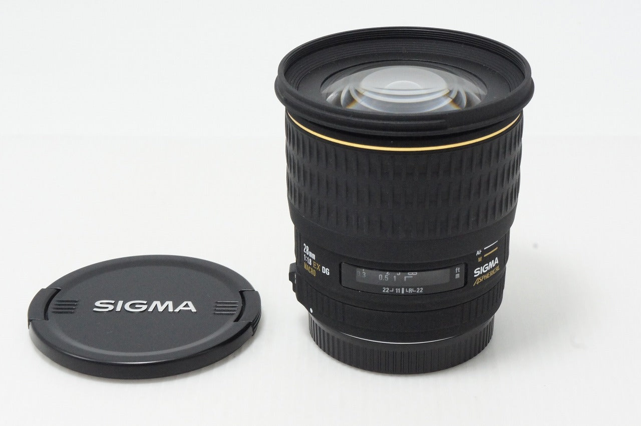 Excellent SIGMA 28mm F1.8 EX DG ASPHERICAL MACRO Canon EF Mount Excellent SIGMA 28mm F1.8 EX DG ASPHERICAL MACRO Canon EF Mount