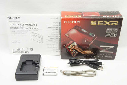 FUJIFILM フジフィルム FinePix Z700EXR コンパクトデジタルカメラ レッド 元箱付 250804v