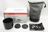 美品 Canon キヤノン EF 70-200mm F4L IS USM ズームレンズ 元箱付 240830f