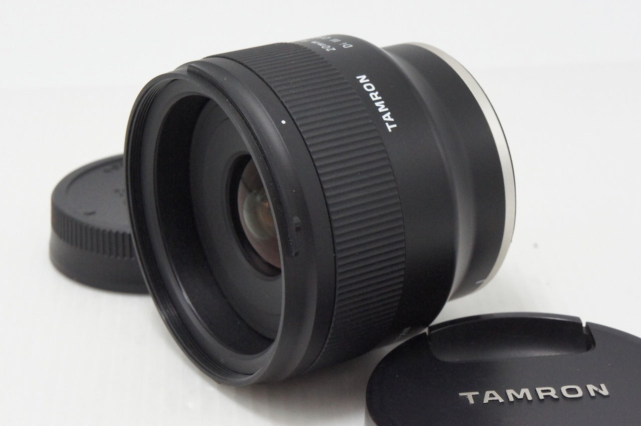 美品 TAMRON タムロン 20mm F2.8 Di III OSD M1：2 F050 SONY ソニー Eマウント フルサイズ 単焦点レンズ フード付 260516h