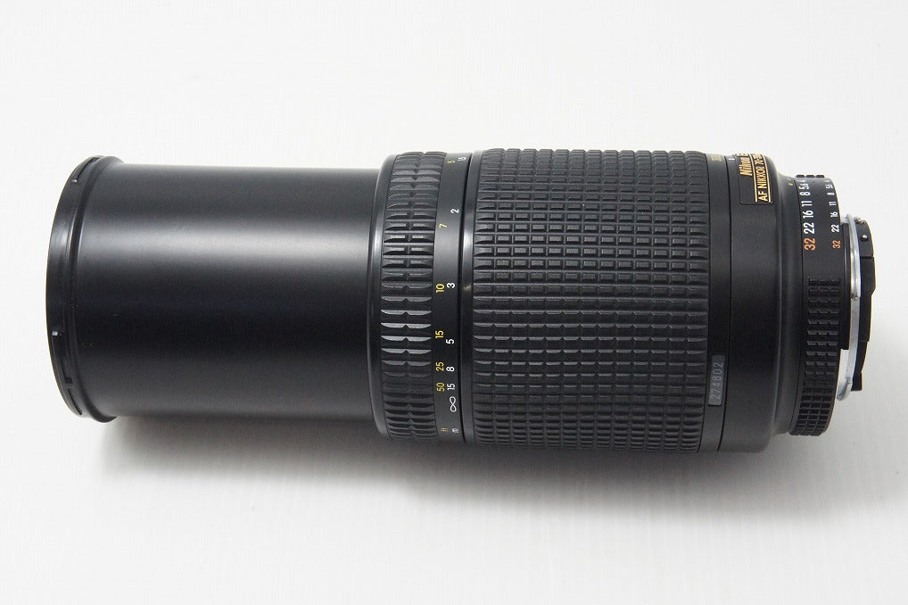 良品 Nikon ニコン AF NIKKOR ED 70-300mm F4-5.6D ズームレンズ フード付 260821m