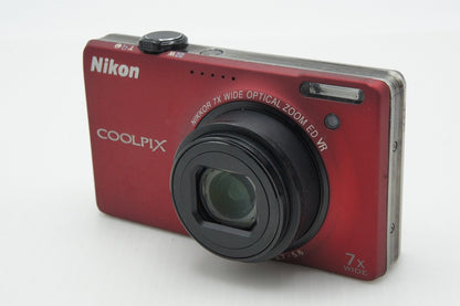 良品 Nikon ニコン COOLPIX S6000 コンパクトデジタルカメラ フラッシュレッド 260319t