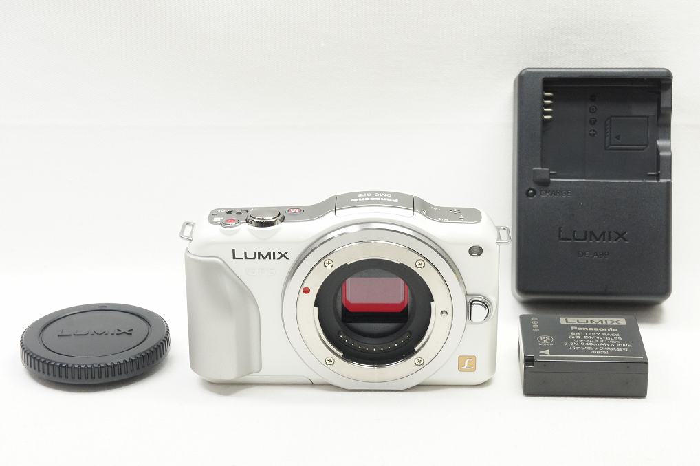 良品 Panasonic パナソニック LUMIX DMC-GF5 ボディ ミラーレス一眼カメラ ホワイト 250804aj