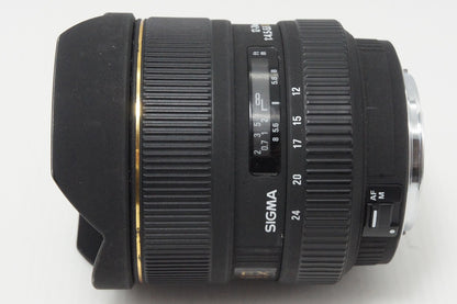 美品 SIGMA シグマ 12-24mm F4.5-5.6 EX DG HSM Canon キヤノン EFマウント ズームレンズ 260508ao