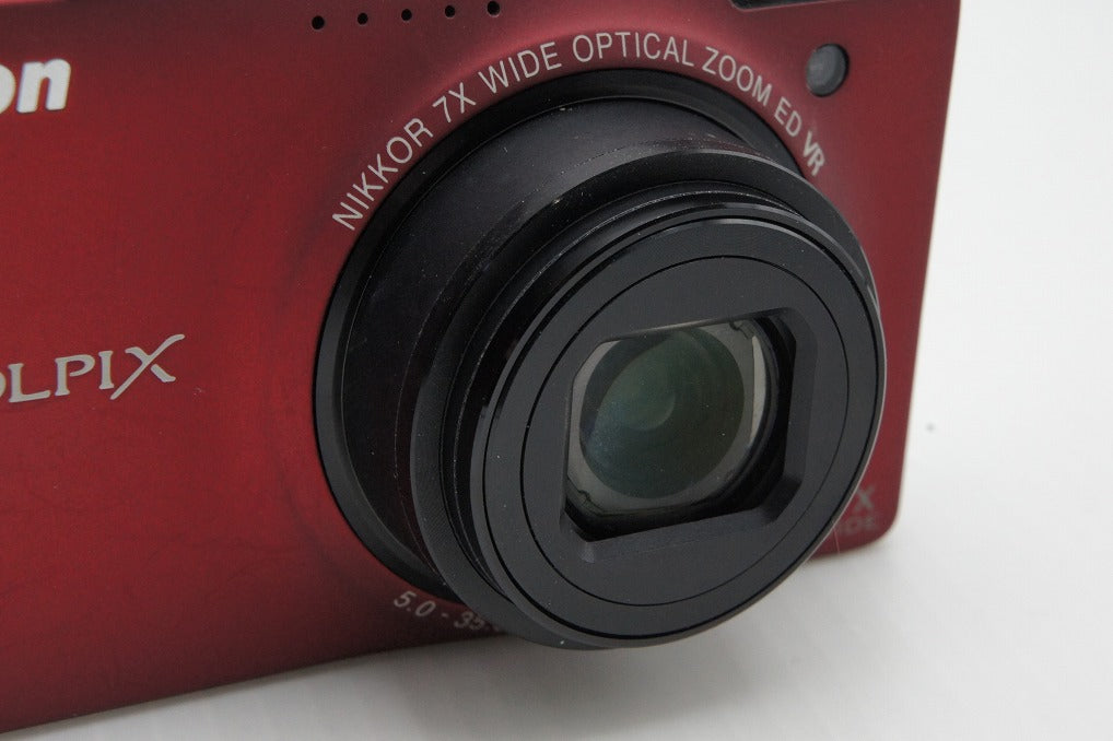 良品 Nikon ニコン COOLPIX S6000 コンパクトデジタルカメラ フラッシュレッド 260319t