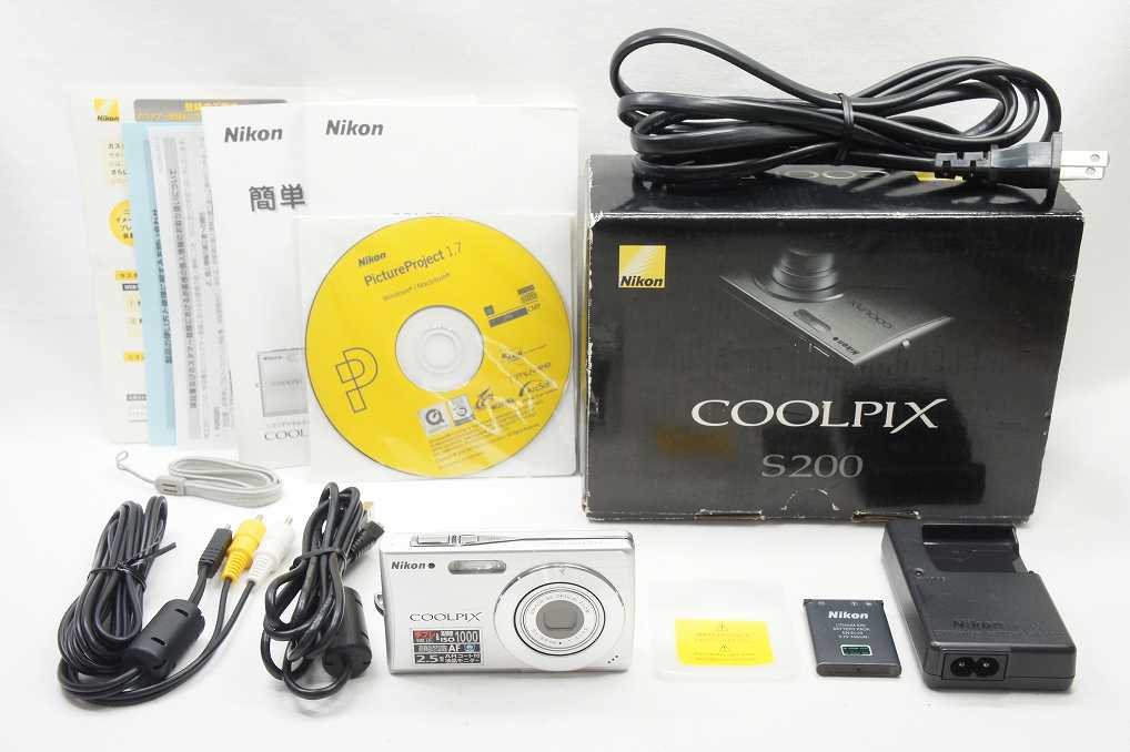 Nikon ニコン COOLPIX S200 コンパクトデジタルカメラ シルバー