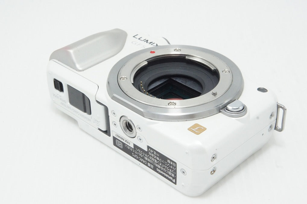 Good condition Panasonic LUMIX DMC-GF5 Body Mirrorless Camera White 260508ae