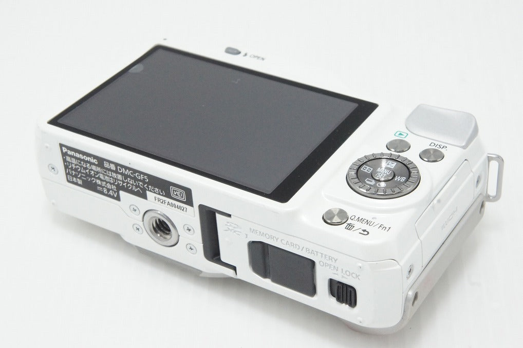 Good condition Panasonic LUMIX DMC-GF5 Body Mirrorless Camera White 260508ae