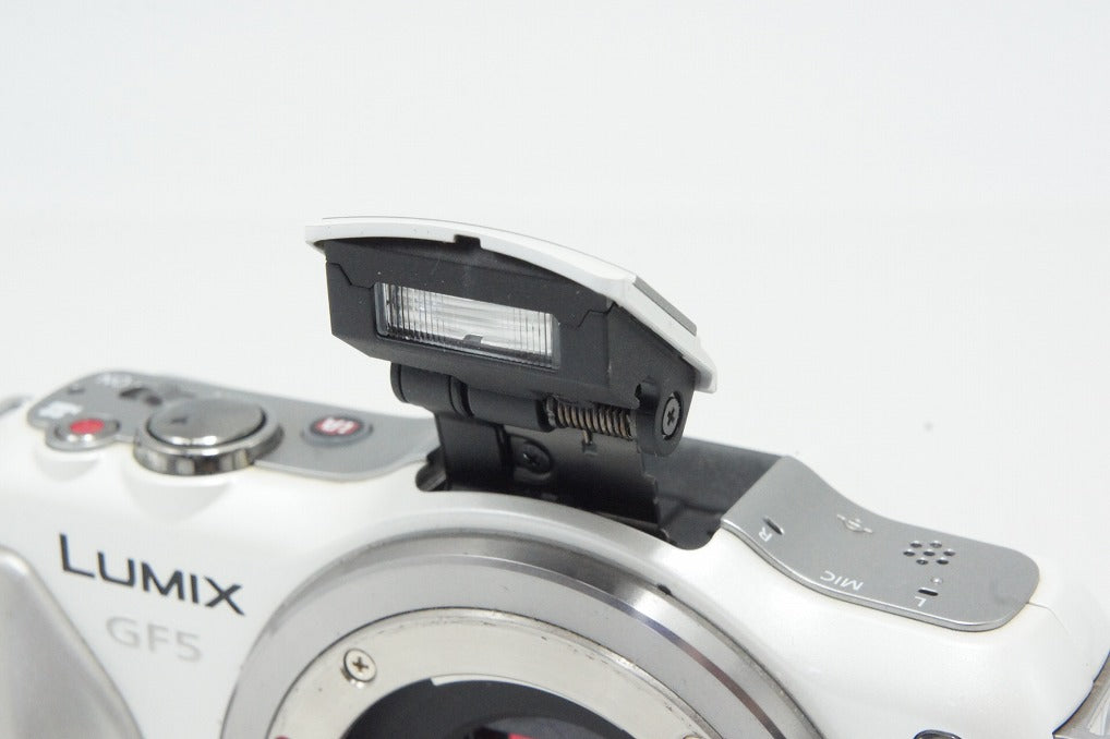 Good condition Panasonic LUMIX DMC-GF5 Body Mirrorless Camera White 260508ae