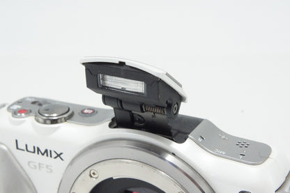 Good condition Panasonic LUMIX DMC-GF5 Body Mirrorless Camera White 260508ae