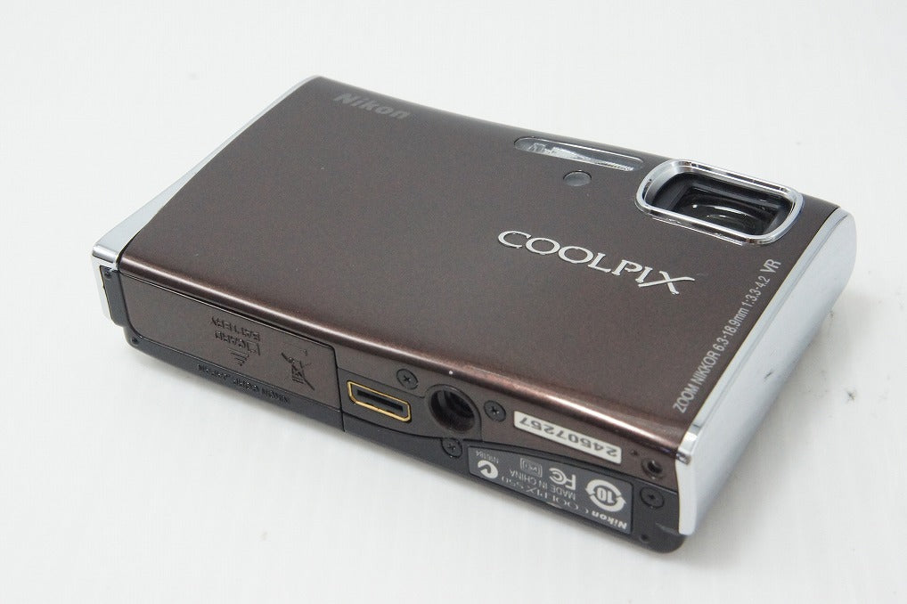 Nikon ニコン COOLPIX S50 コンパクトデジタルカメラ グロスブラウン 260824h