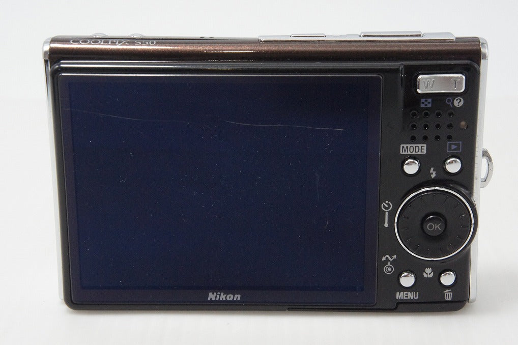 Nikon ニコン COOLPIX S50 コンパクトデジタルカメラ グロスブラウン 260824h