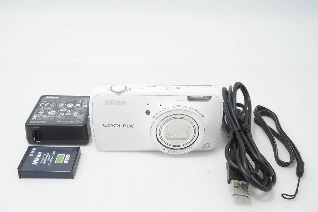 Nikon ニコン COOLPIX S800c コンパクトデジタルカメラ ホワイト 260824f