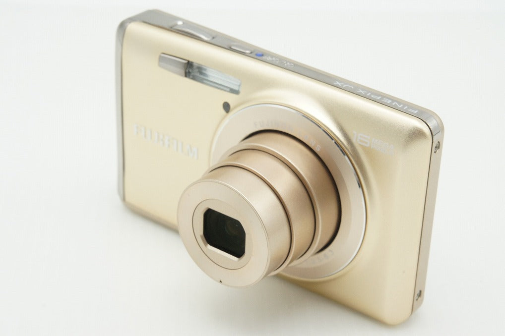 美品 FUJIFILM フジフィルム FinePix JX700 コンパクトデジタルカメラ シャンパンゴールド 元箱付 260205g
