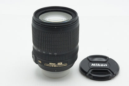 訳あり品 Nikon ニコン AF-S DX NIKKOR 18-105mm F3.5-5.6G ED VR APS-C ズームレンズ 260319aa