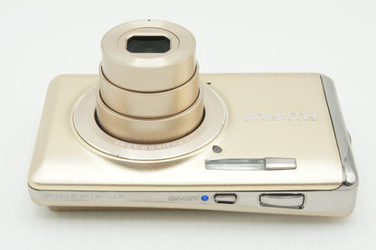 美品 FUJIFILM フジフィルム FinePix JX700 コンパクトデジタルカメラ シャンパンゴールド 元箱付 260205g