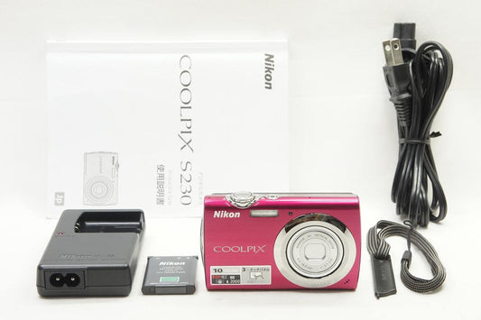 訳あり品 Nikon ニコン COOLPIX S230 コンパクトデジタルカメラ ローズレッド 250528p