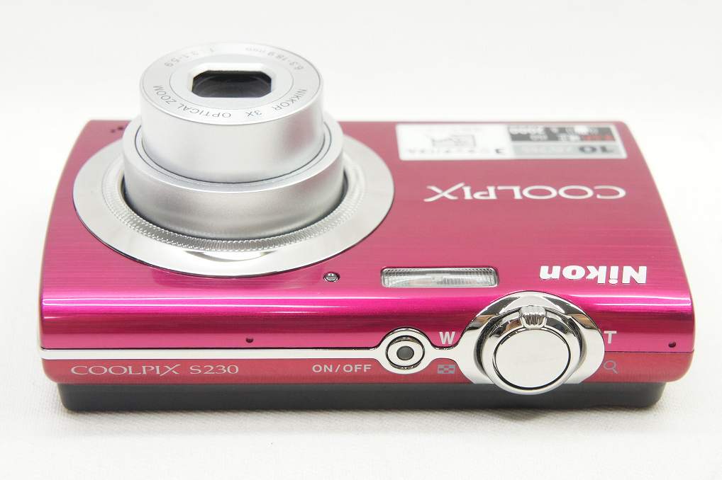 訳あり品 Nikon ニコン COOLPIX S230 コンパクトデジタルカメラ ローズレッド 250528p