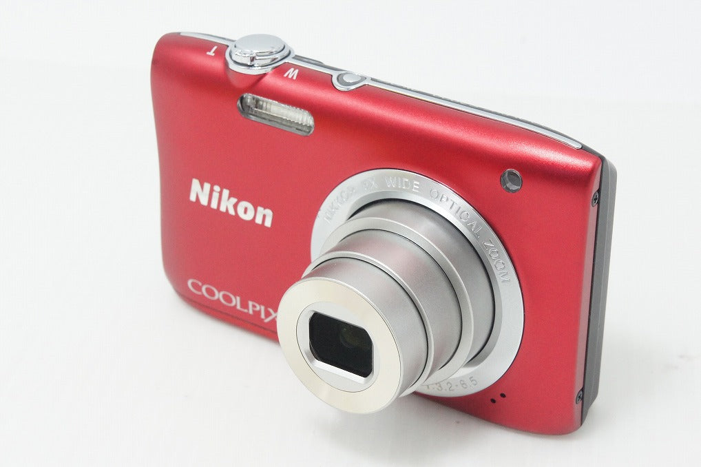 美品 Nikon ニコン COOLPIX S2900 コンパクトデジタルカメラ レッド 元箱付 260824d