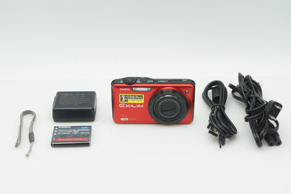 良品 CASIO カシオ EXILIM EX-FC200S コンパクトデジタルカメラ レッド 260206d