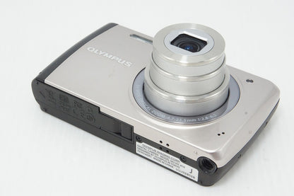 良品 OLYMPUS オリンパス STYLUS VH-410 コンパクトデジタルカメラ シルバー 元箱付 260512g